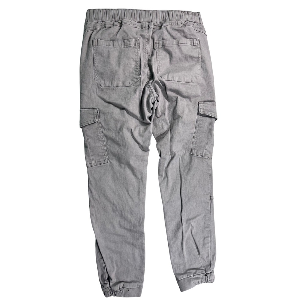 Rewash Gray Cargo Jogger Pants Womens Medium Drawstring Utility Pants - Picture 2 of 3